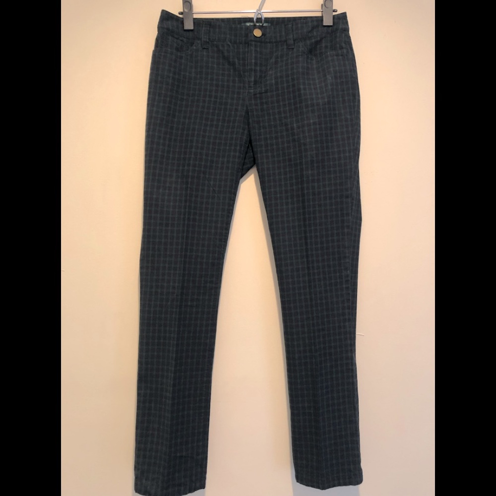 Ralph Lauren lightweight cotton pants. Size 4P.  Navy blue and green.